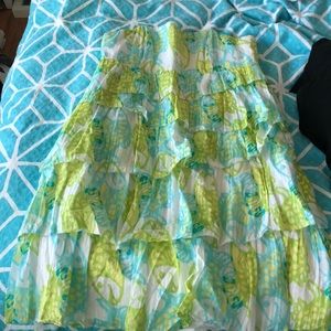 Lilly pulitzer fish dress super cute size 4 EUC